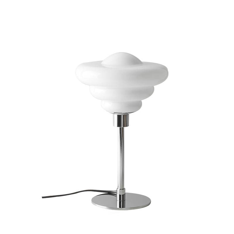 Metal Glass Ripple Gyro Table Lamp