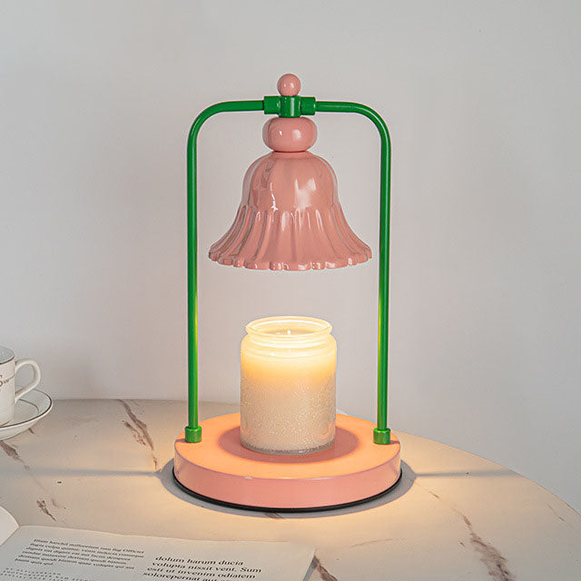 Iron Pink Flower Design Table Lamp