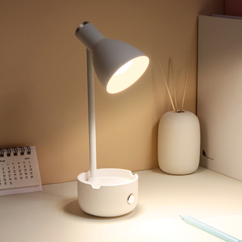 Round Horn Plastic ABS Table Lamp