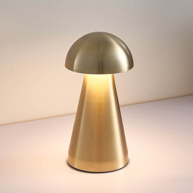 Wrought Iron Mushrooms Table Lamp