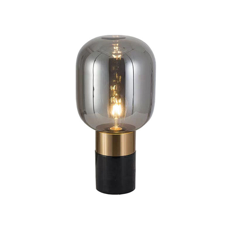 Marble Hardware Glass Table Lamp