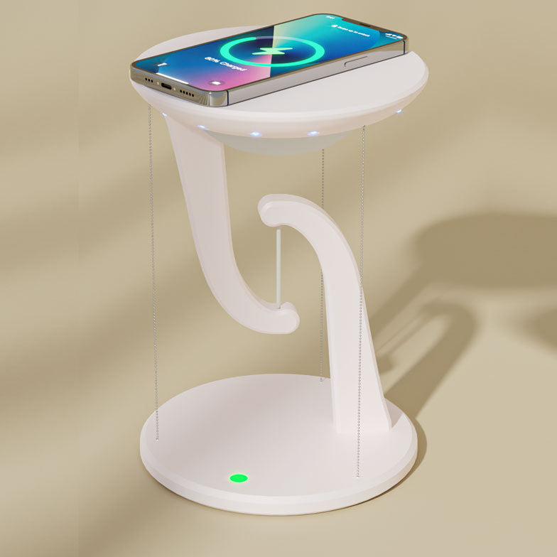 Round Suspended Plastic Bedroom Table Lamp