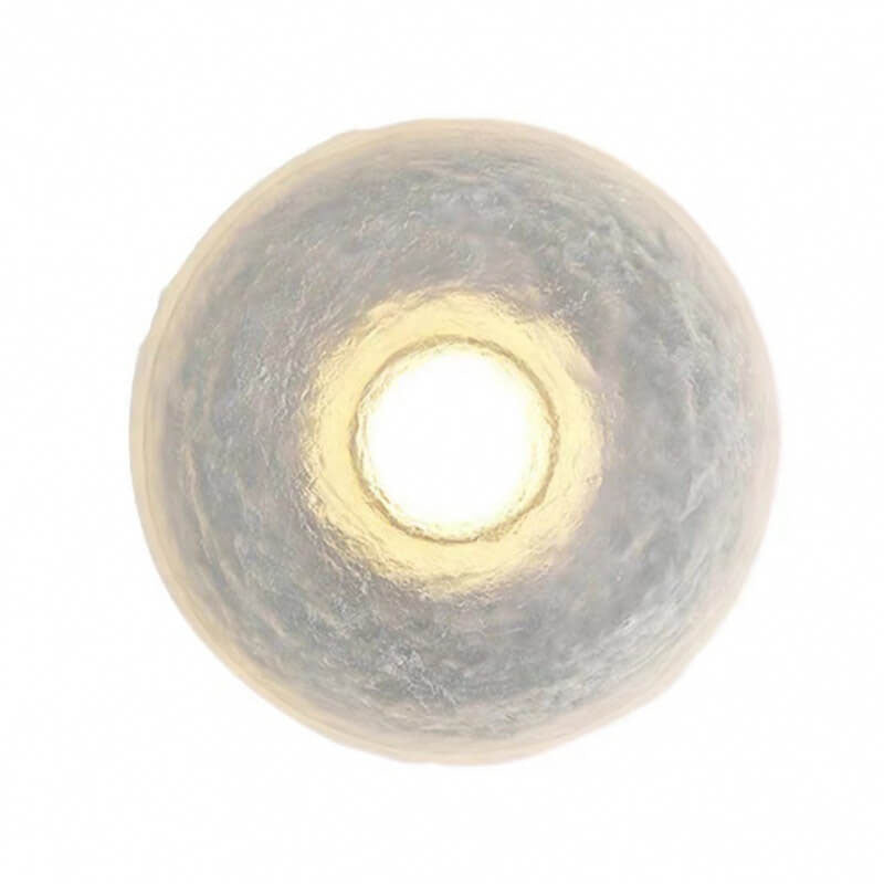 Resin Wrought Iron Round Wall Lamp