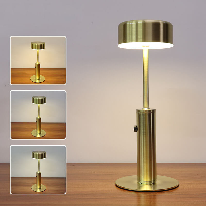 Cylindrical Charging Night Table Lamp