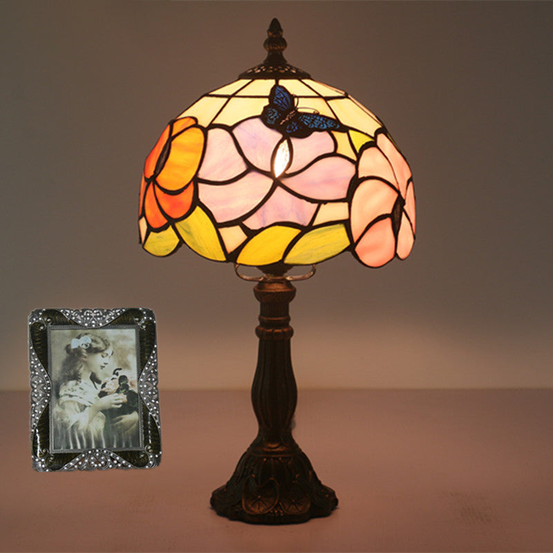 Dome Flower Zinc Alloy Table Lamp