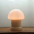 Ins Cream Mushroom Column Table Lamp