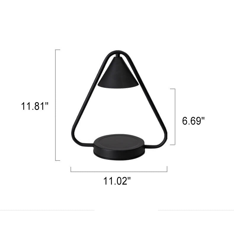Geometric Iron Melting Wax Table Lamp