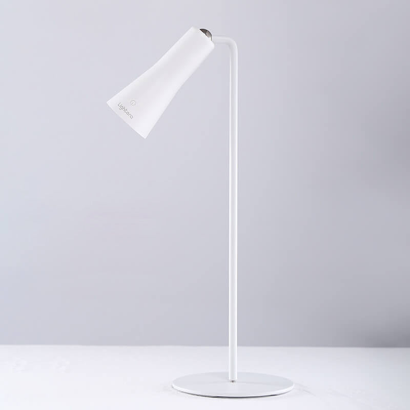 ABS Iron Cone White Table Lamp