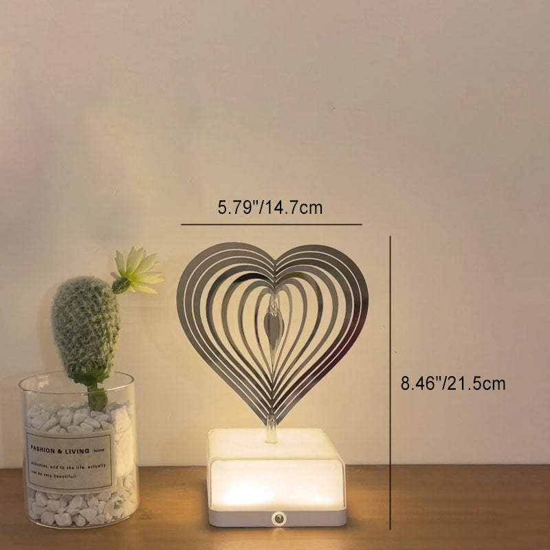 Stainless Steel ABS Cubic Table Lamp