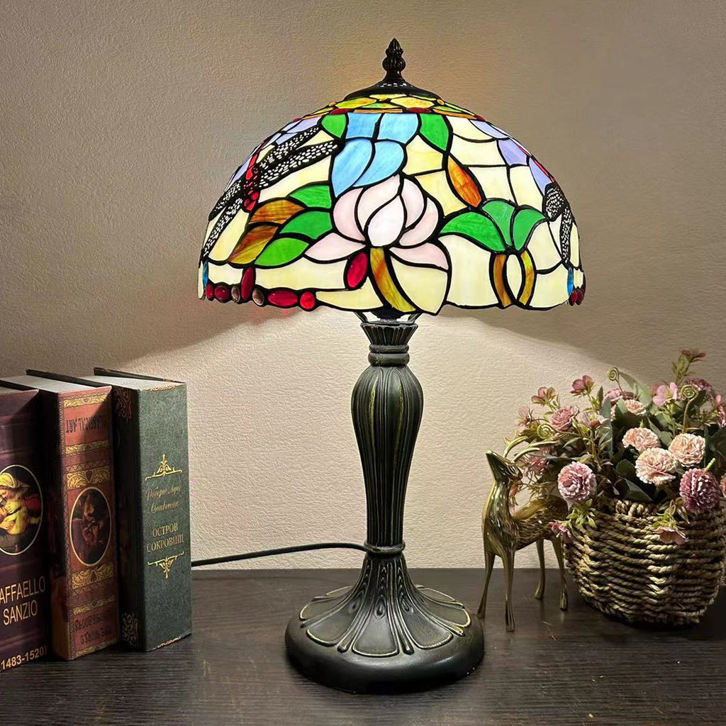 Round Dome Flower Alloy Table Lamp