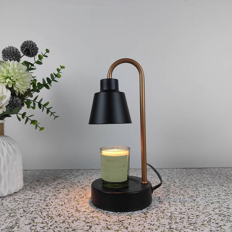 Iron Round Melting Wax Table Lamp