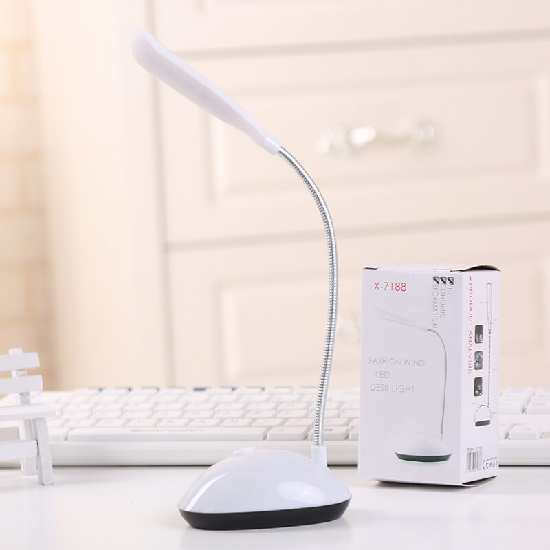 Mini Macaron Plastic Folding Table Lamp