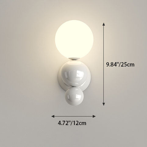 Cream Style Pearl Shape Wall Lamp