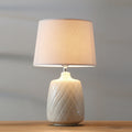 Ceramic Fabric Lampshade Table Lamp