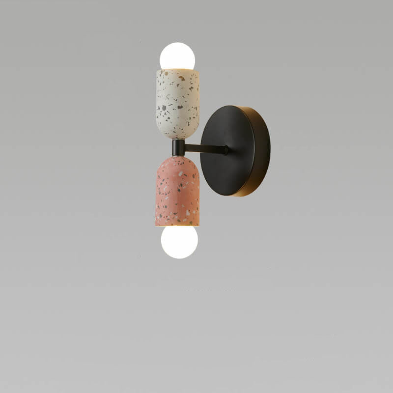 Iron Cement 2-Light Wall Lamp