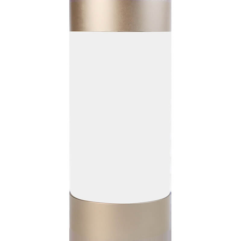 Cylindrical Aluminum Acrylic Table Lamp
