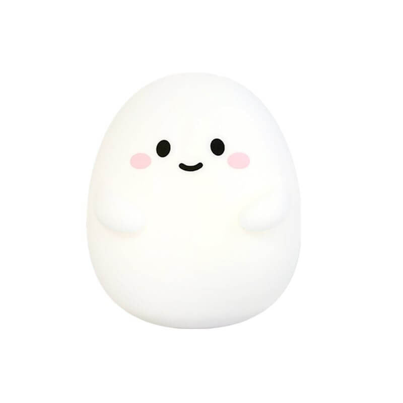 Cartoon Egg Silicone Kids Table Lamp