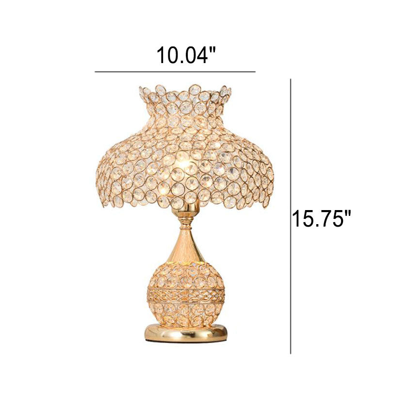 Crystal Cone Geometry Table Lamp