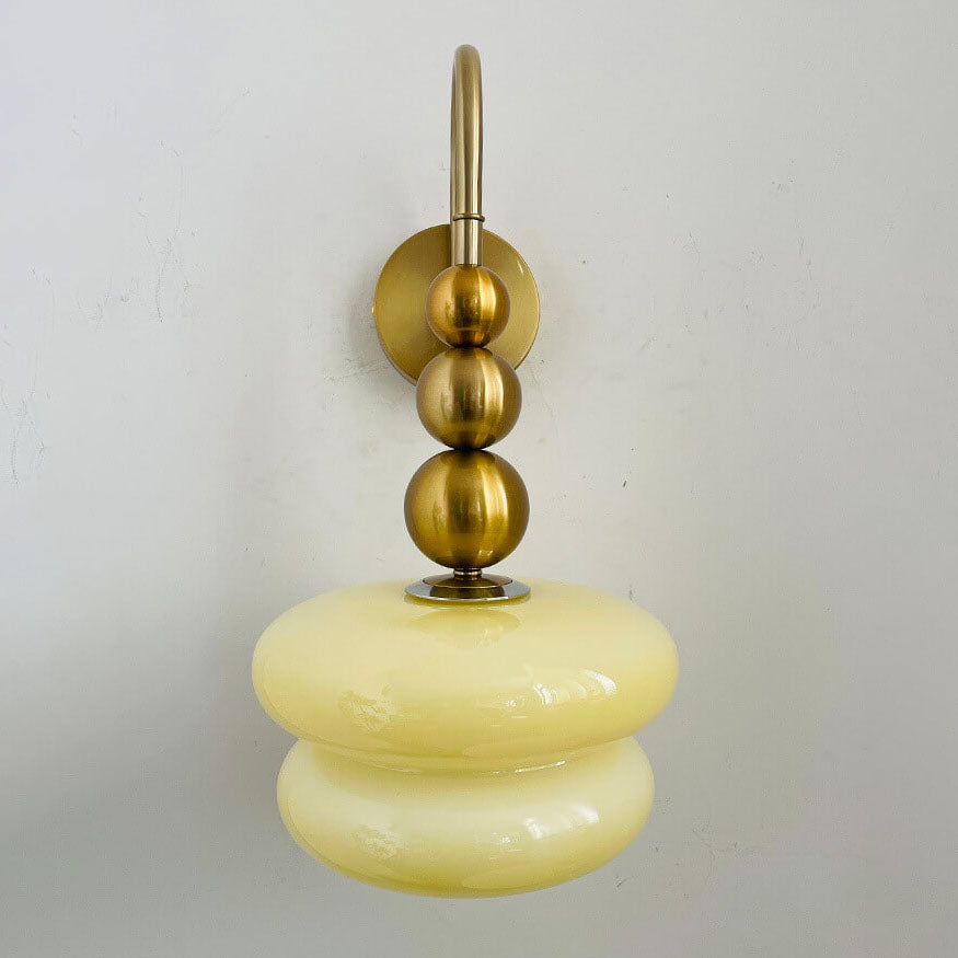 Macaron Cream Gourd Design Wall Lamp