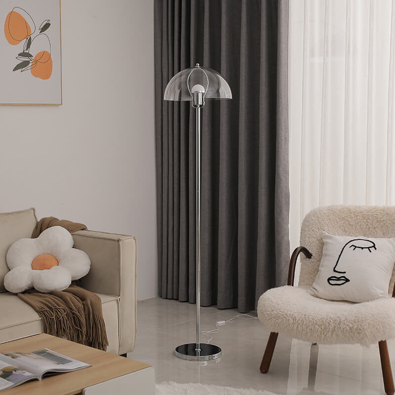 Nordic Vintage Acrylic Clear Floor Lamp