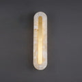 Brass Marble Oval Square Wall Lamp