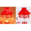 Style Wedding Fabric Glass Table Lamp