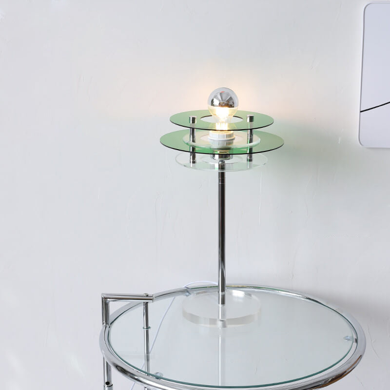 Acrylic Space Saucer Design Table Lamp