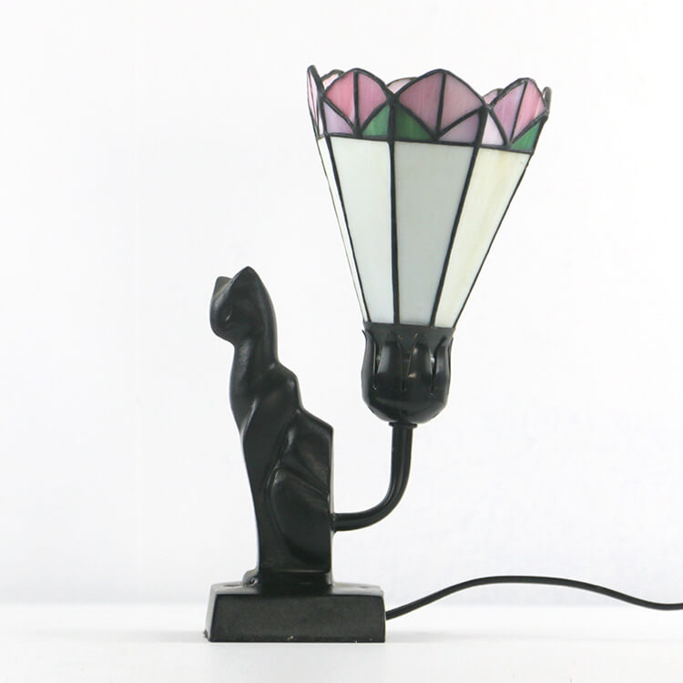 Glass Flared Eye Protection Table Lamp