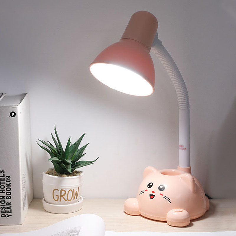Cartoon Cat Student Eye Table Lamp
