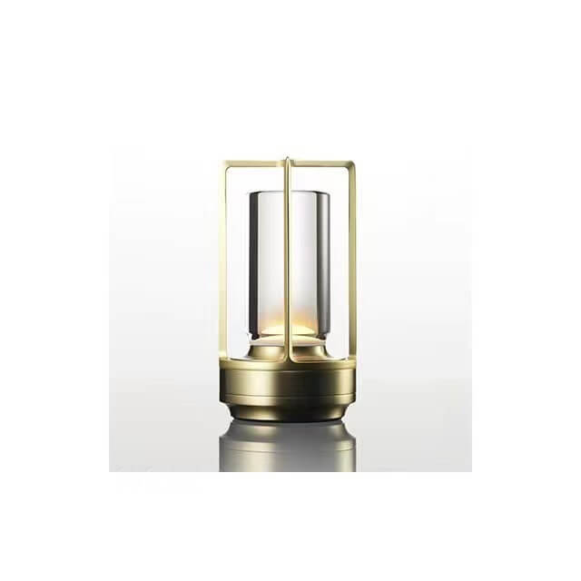 Aluminum Acrylic Rechargeable Night Table Lamp