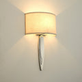 Fabric Mirror Stainless Steel Wall Lamp