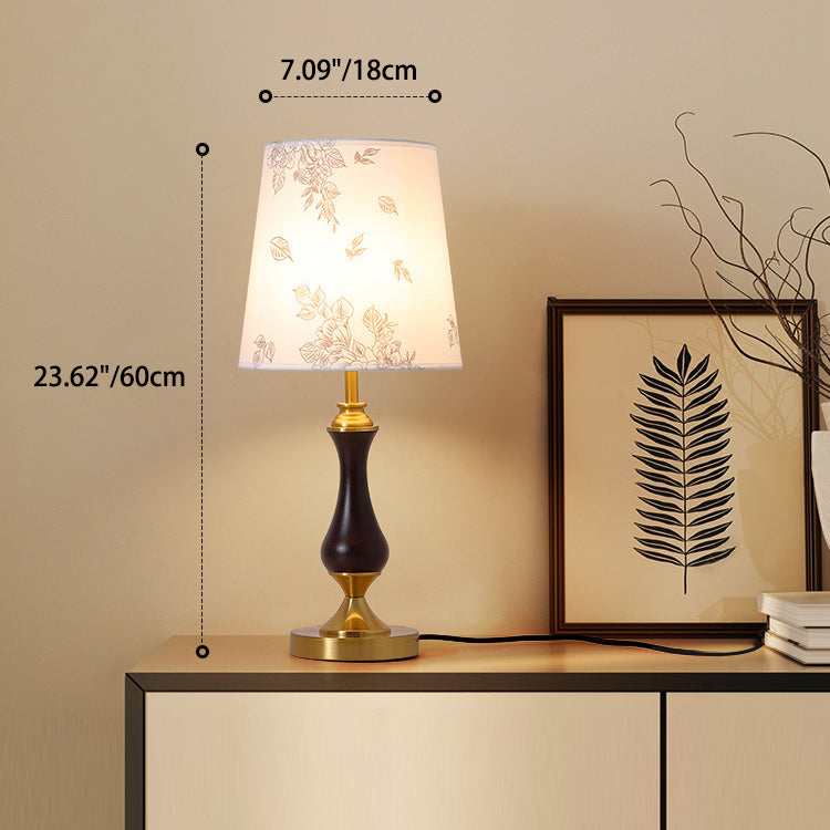 Round Bottle Disc Ash Table Lamp