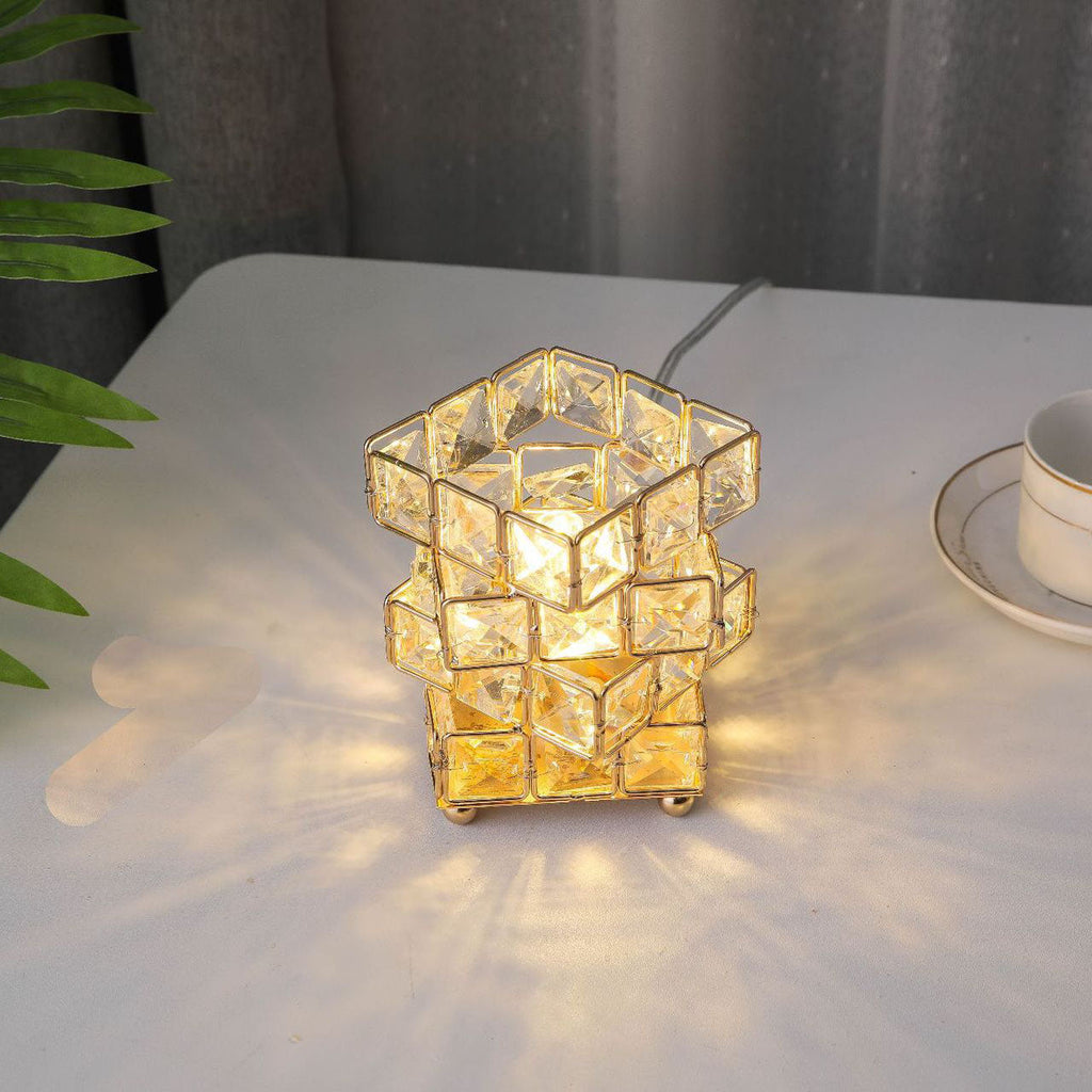 Hardware Cube Bedroom Table Lamp