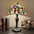 Metal Glass Dome Grape Table Lamp