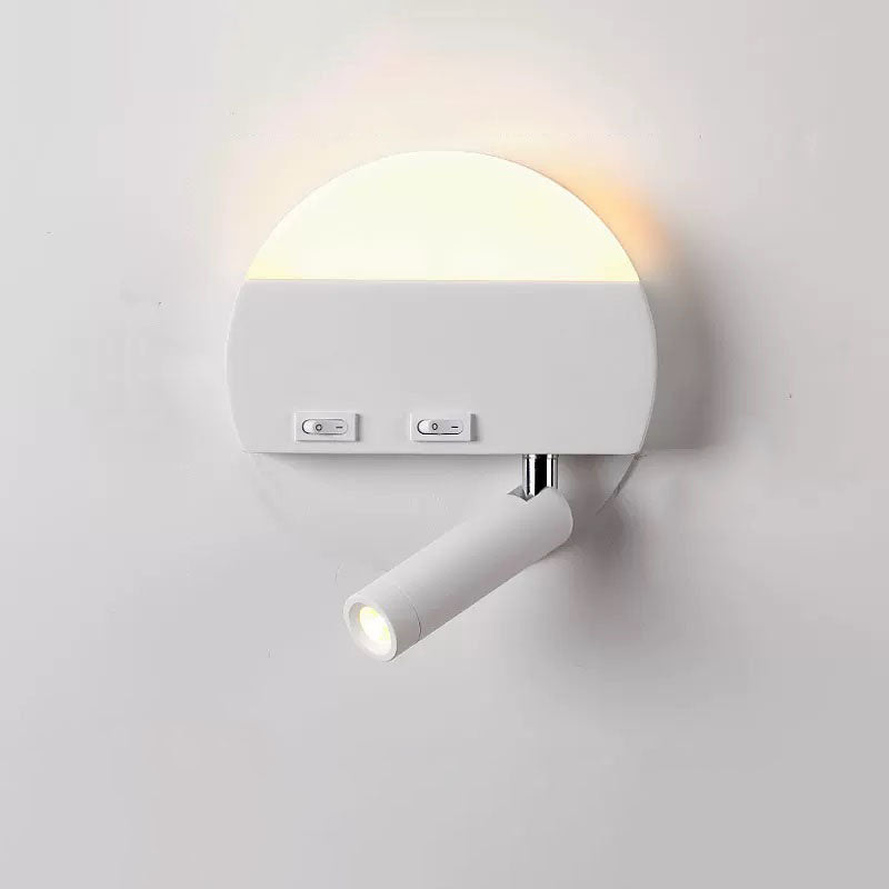 Round Square Acrylic Aluminum Wall Lamp