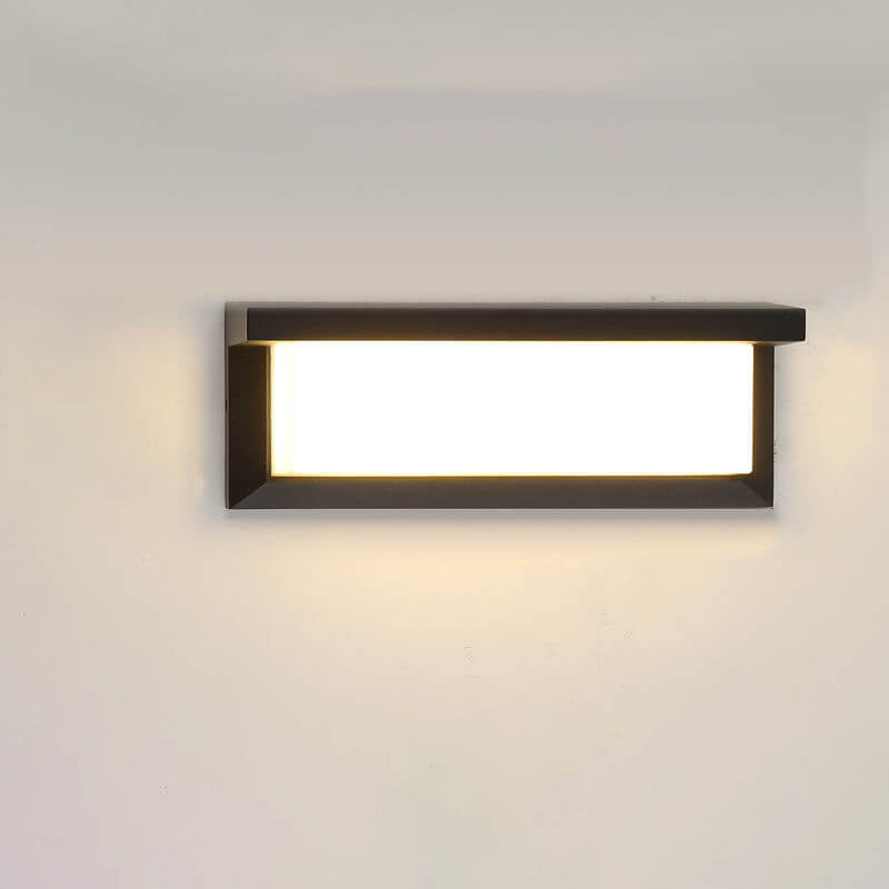 Rectangular Sensor Outdoor Light