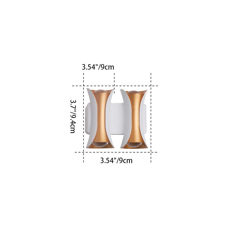 Rectangle Aluminum Glass Patio Outdoor Light