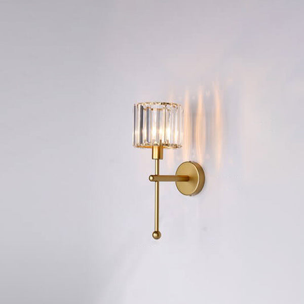 Crystal Long Arm Wall Lamp