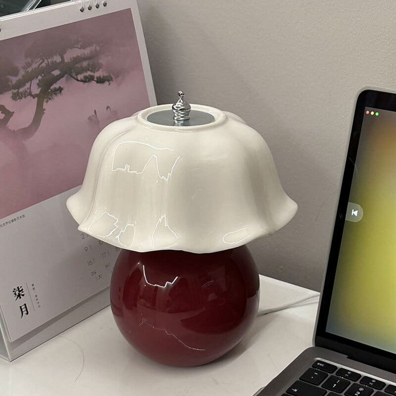 Decorative Floral Ceramic Table Lamp