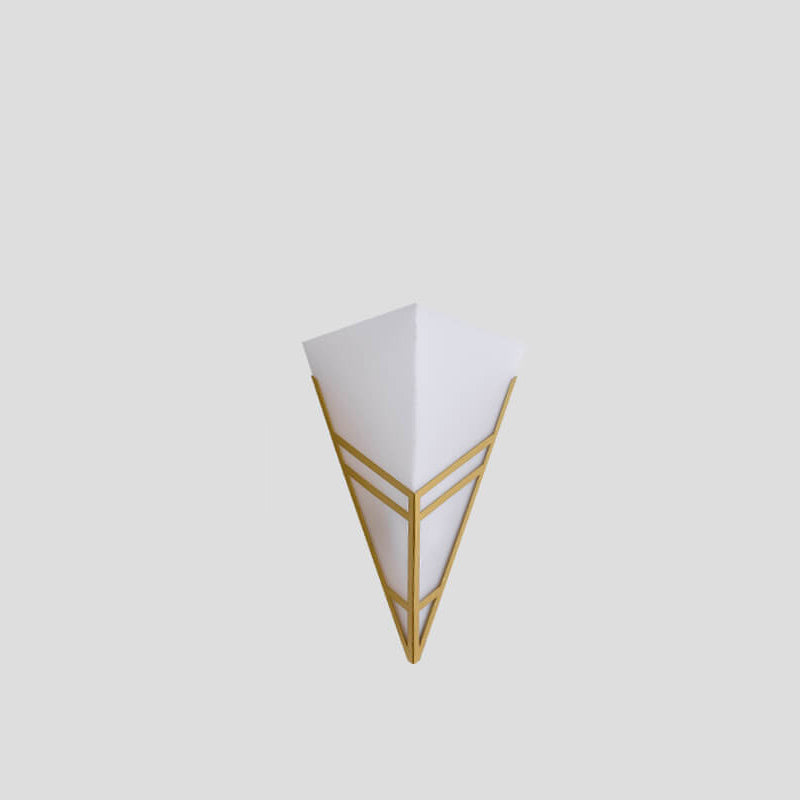 Iron Triangles Geometry Wall Lamp