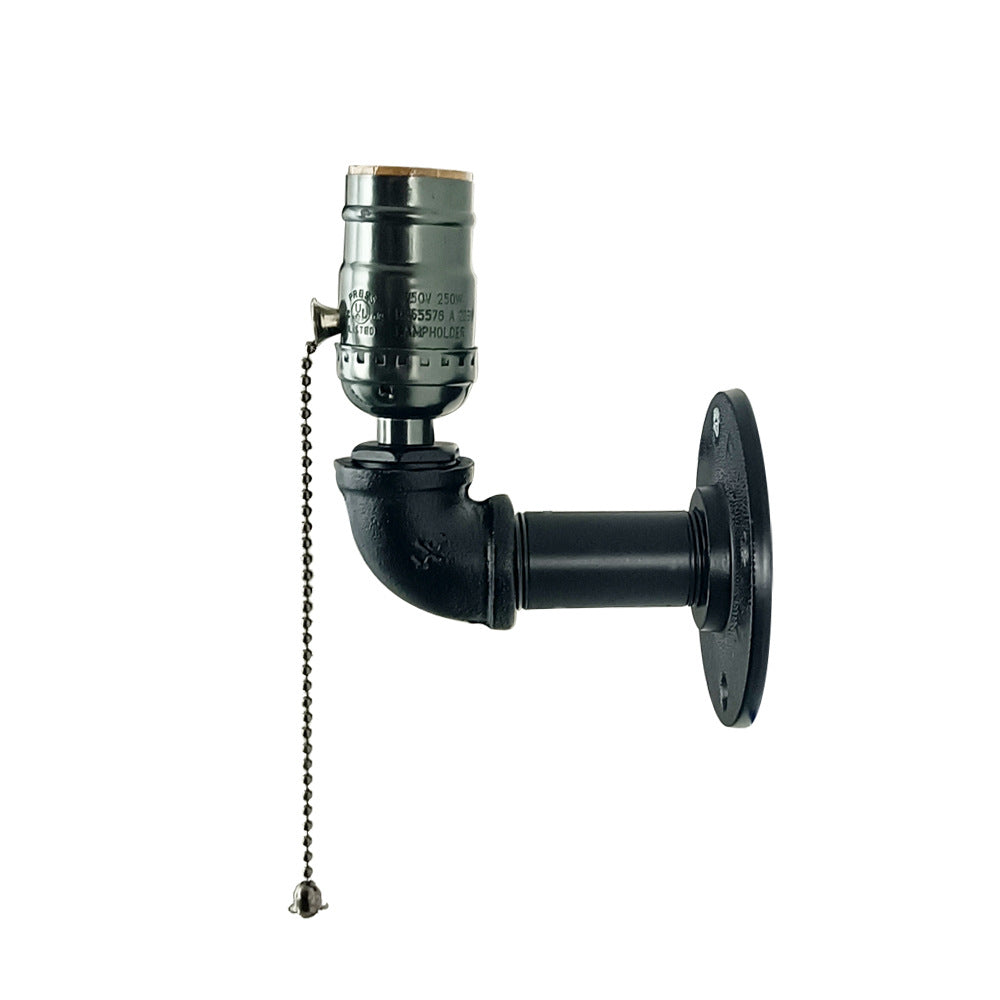 Iron Plumbing Wall Lamp