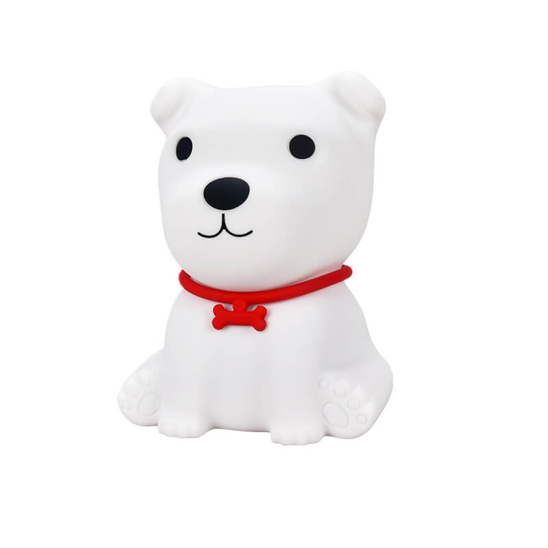 Cute Puppy Silicone Night Table Lamp