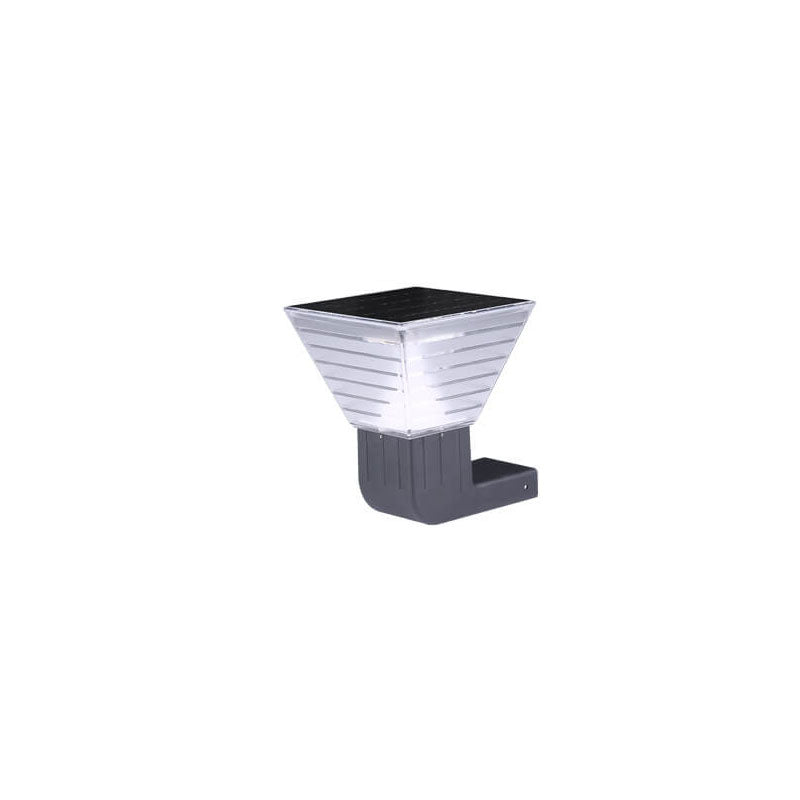 Square Black Aluminum Plastic Outdoor Light