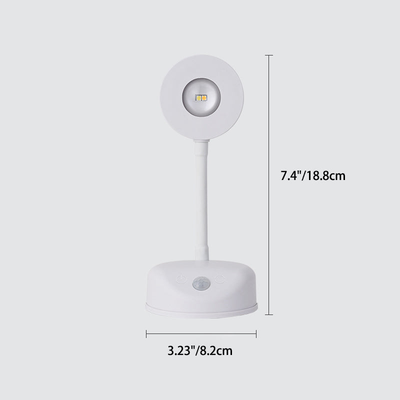 ABS Round Rechargeable Motion Outdoor Light