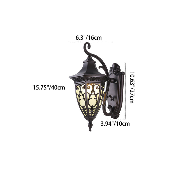 Seven Corner Goblet Aluminum Outdoor Light