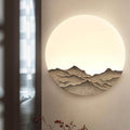 Classical Three-Dimensional Sculpture Resin Wall Lamp