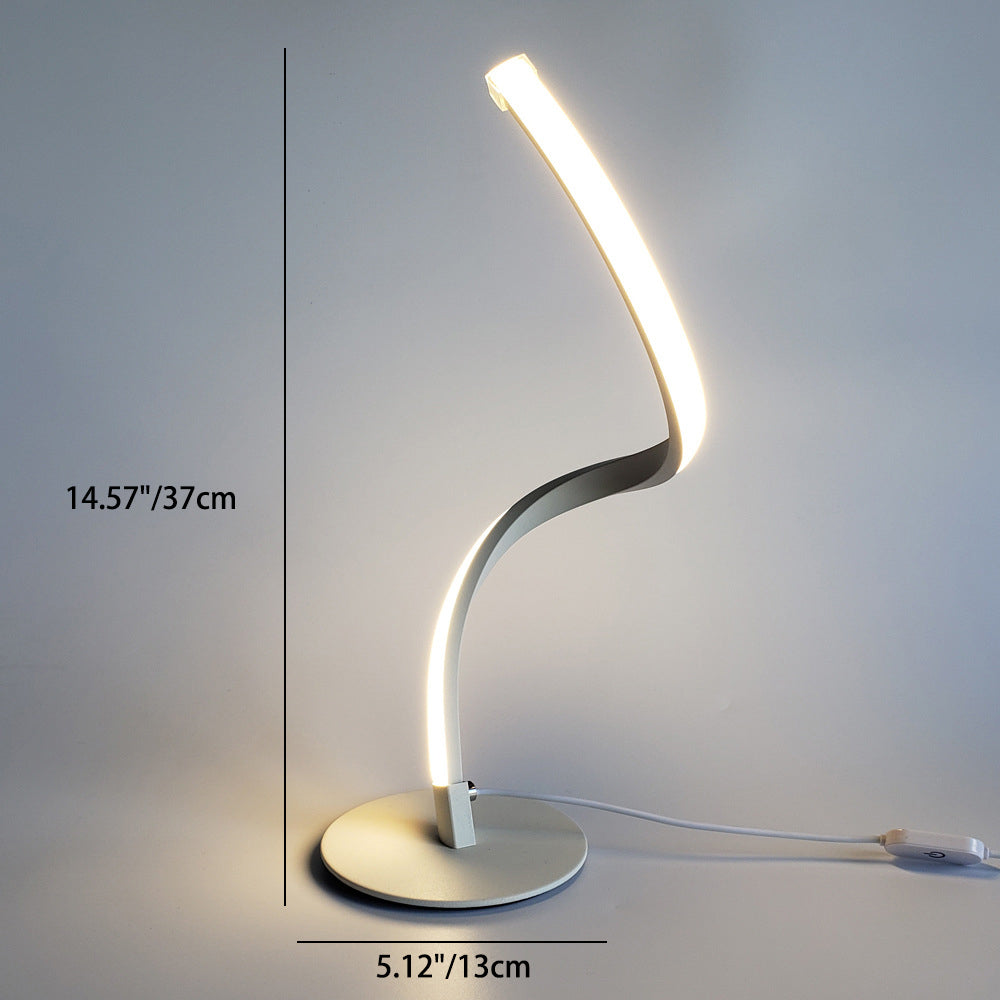 Iron Aluminum PVC Line Table Lamp