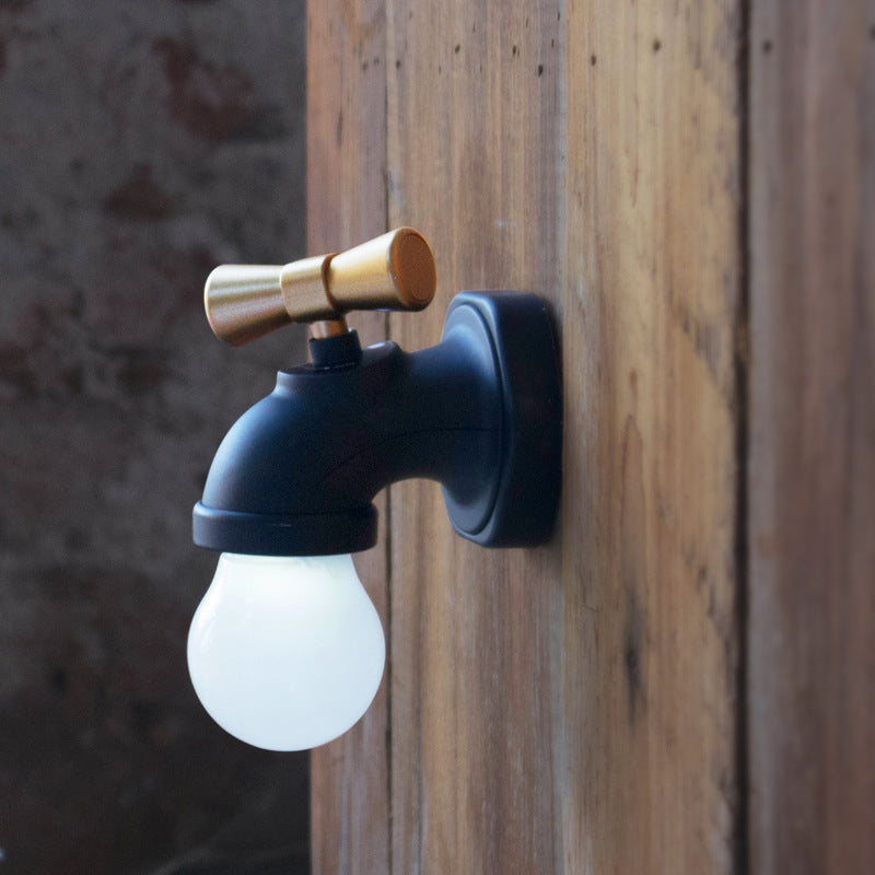 Faucet ABS PC Night Wall Lamp
