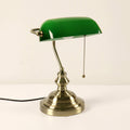 Colored Glass Metal Zipper Table Lamp