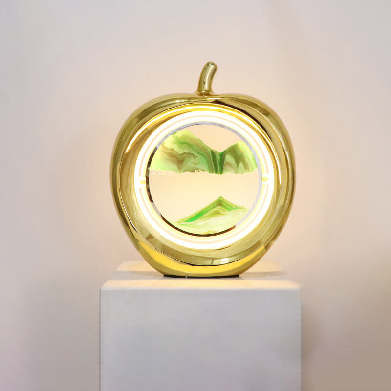 Apple Quicksand Painting Decorative Table Lamp